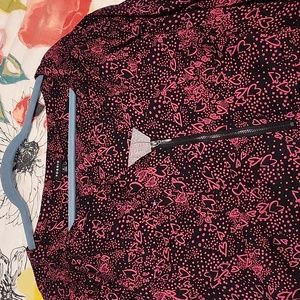 Black pink heart Dress